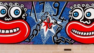 French National Assembly Mural