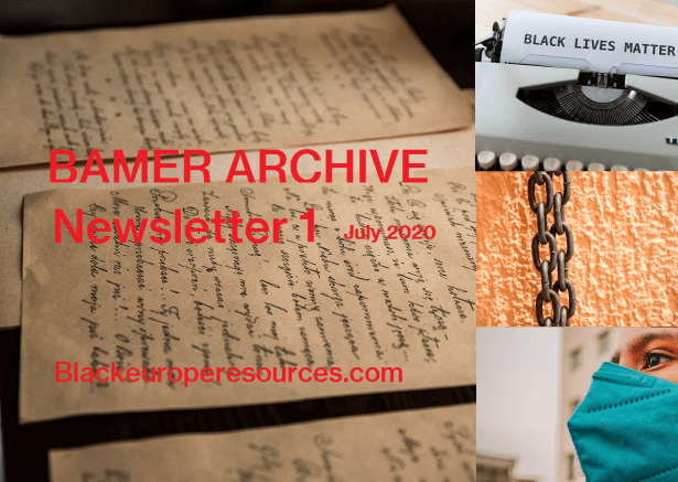 BAMER ARCHIVE NEWSLETTER 01
